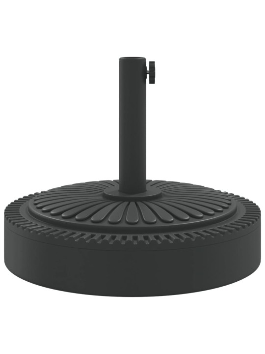 Saulessarga pamatne ar riteņiem, ø38 / 48 mm kātiem, 25 kg