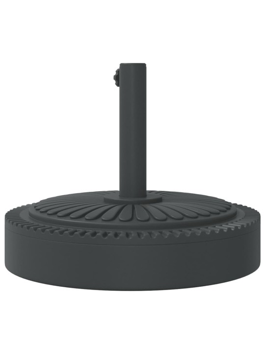 Saulessarga pamatne ar riteņiem, ø38 / 48 mm kātiem, 25 kg