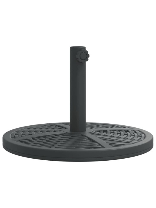 Saulessarga pamatne ar riteņiem, ø38 / 48 mm kātiem, 12 kg