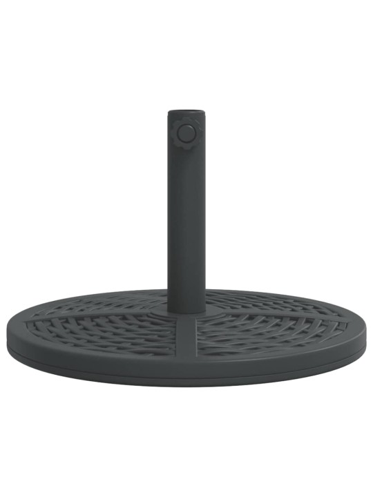 Saulessarga pamatne ar riteņiem, ø38 / 48 mm kātiem, 12 kg