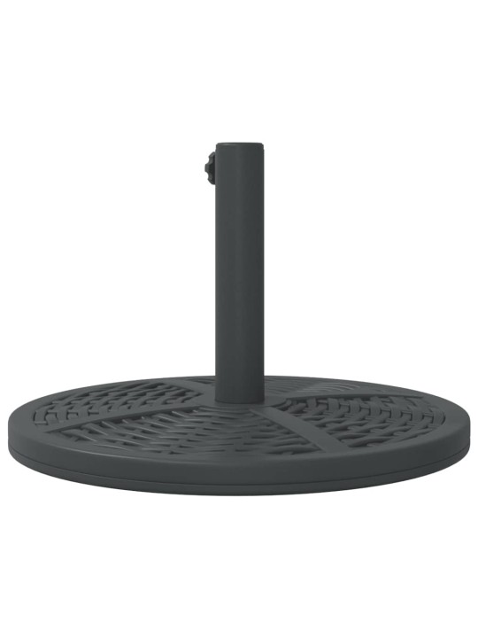 Saulessarga pamatne ar riteņiem, ø38 / 48 mm kātiem, 12 kg