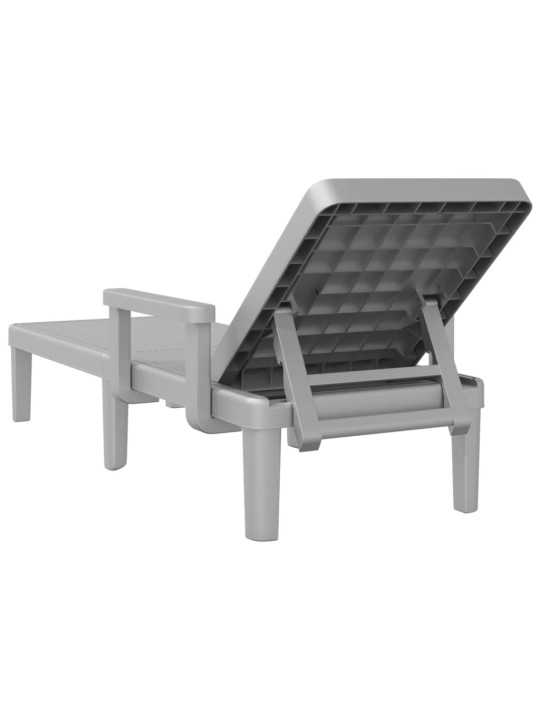 Sauļošanās krēsls, regulējams, 155,5x57x28 cm, polipropilēns
