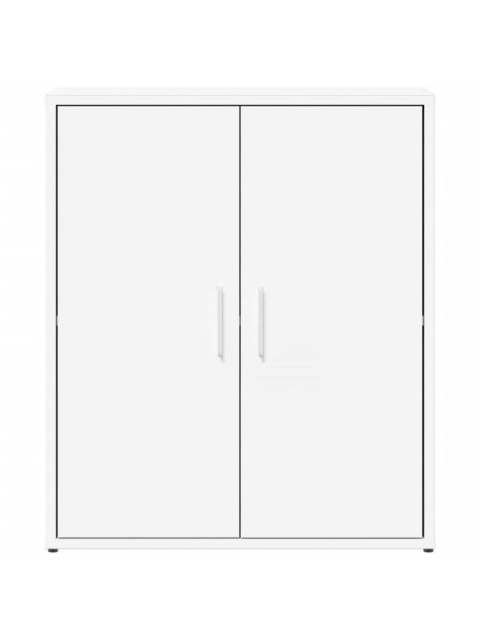 Kumodes 2 gab., baltas, 60x31x70 cm, inženierijas koks