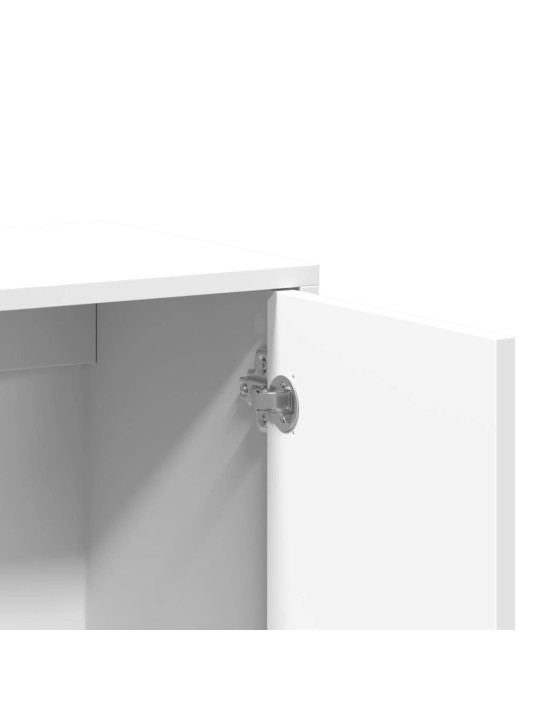 Kumodes 2 gab., baltas, 60x31x70 cm, inženierijas koks