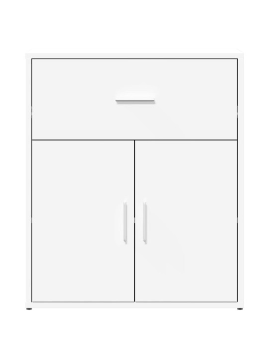 Kumodes 2 gab., baltas, 60x31x70 cm, inženierijas koks