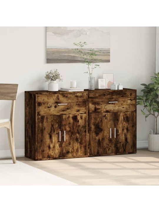 Kumodes 2 gab., ozolkoka krāsa, 60x31x70 cm, inženierijas koks