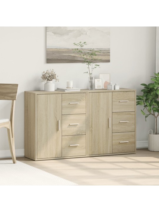 Kumodes 2 gab., ozolkoka krāsa, 60x31x70 cm, inženierijas koks