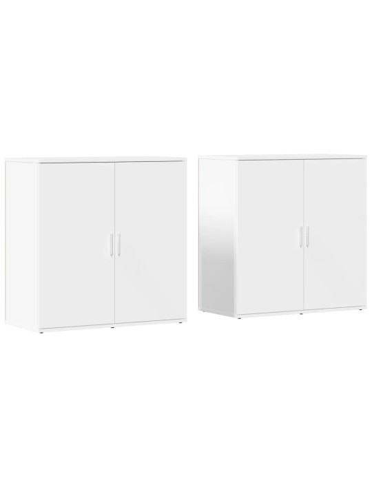 Kumodes, 2 gab., baltas, 79x38x80 cm, inženierijas koks