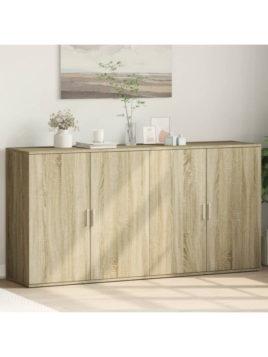 Kumodes, 2 gab., ozolkoka krāsa, 79x38x80 cm, inženierijas koks