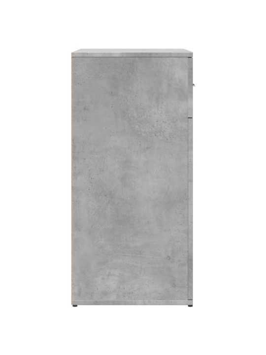 Kumodes, 2 gab., betona pelēkas, 79x38x80 cm, inženierijas koks