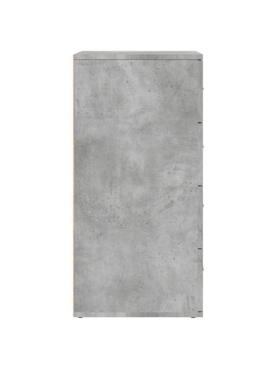 Kumodes, 2 gab., betona pelēkas, 60x39x80 cm, inženierijas koks