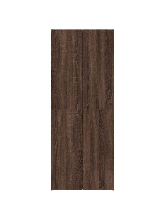 Failu skapis brūns ozols 60x32x153 cm engineered wood