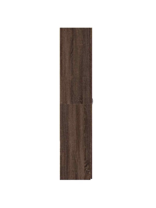 Failu skapis brūns ozols 60x32x153 cm engineered wood