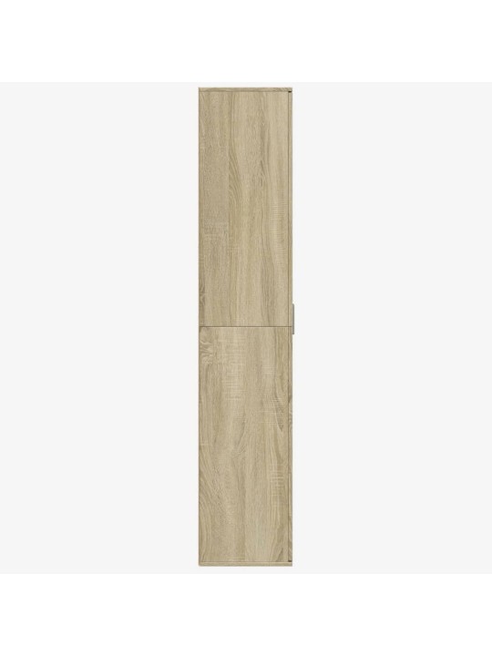 Augstais skapītis ozolkoka krāsa 80x35x180 cm inženierijas koks