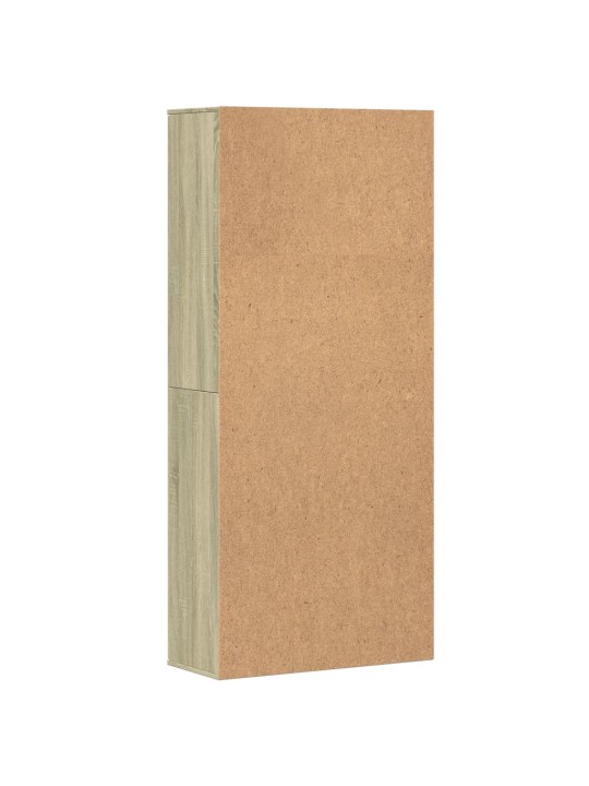 Augstais skapītis ozolkoka krāsa 80x35x180 cm inženierijas koks