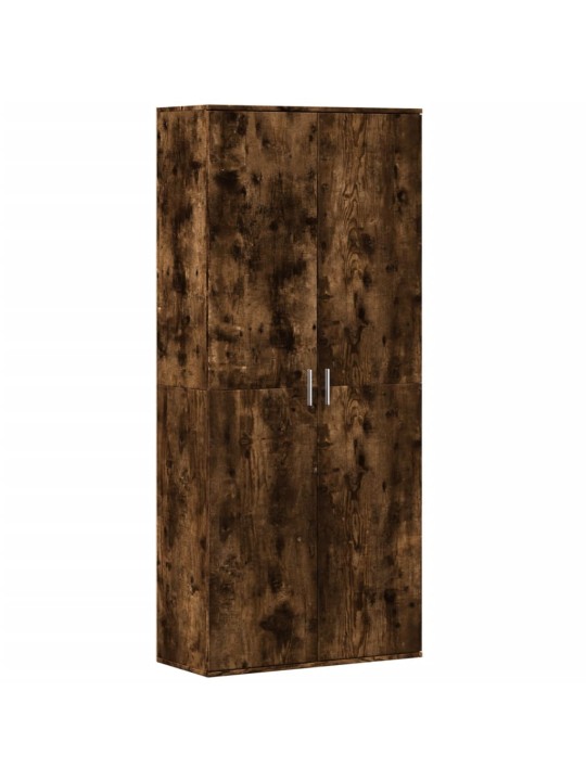 Augstais skapītis ozolkoka krāsa 80x35x180 cm inženierijas koks