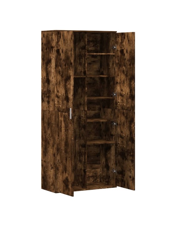 Augstais skapītis ozolkoka krāsa 80x35x180 cm inženierijas koks