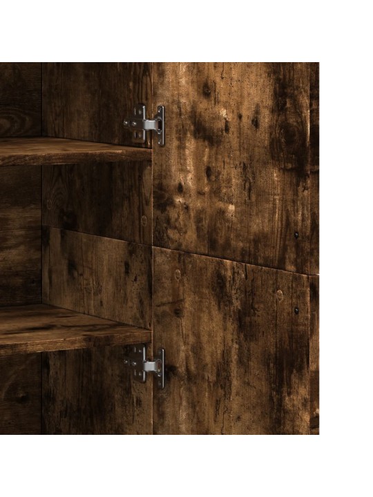 Augstais skapītis ozolkoka krāsa 80x35x180 cm inženierijas koks
