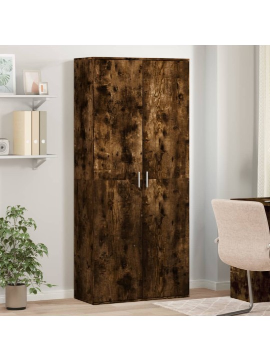 Augstais skapītis ozolkoka krāsa 80x35x180 cm inženierijas koks