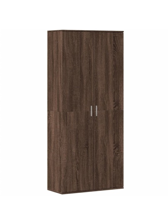 Augstais skapītis ozolkoka krāsa 80x35x180 cm inženierijas koks