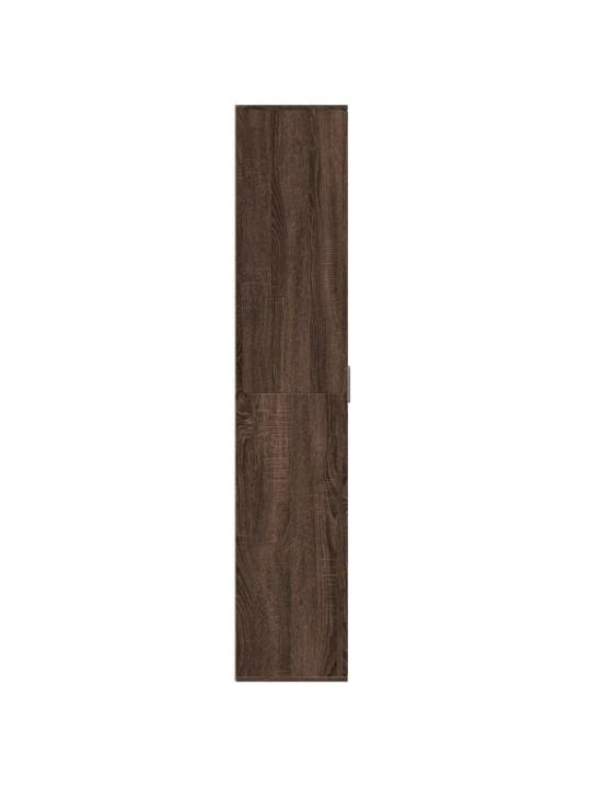 Augstais skapītis ozolkoka krāsa 80x35x180 cm inženierijas koks