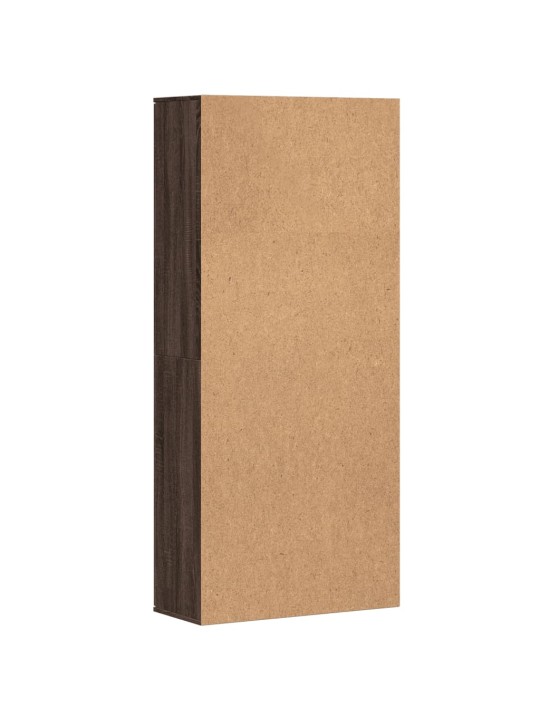Augstais skapītis ozolkoka krāsa 80x35x180 cm inženierijas koks