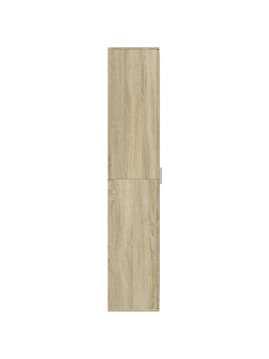 Augstais skapītis ozolkoka krāsa 70x35x180 cm inženierijas koks
