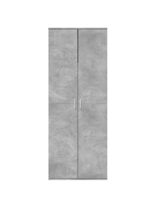 Augstais skapītis betona pelēks 70x35x180 cm inženierijas koks