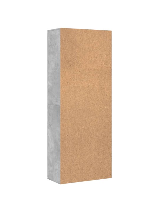 Augstais skapītis betona pelēks 70x35x180 cm inženierijas koks