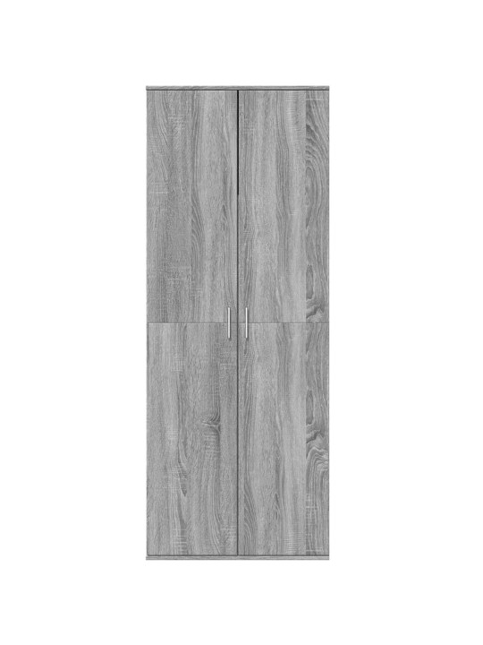 Augstais skapītis pelēka ozolkoka krāsa 70x35x180 cm