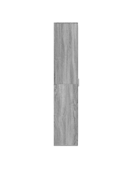 Augstais skapītis pelēka ozolkoka krāsa 70x35x180 cm