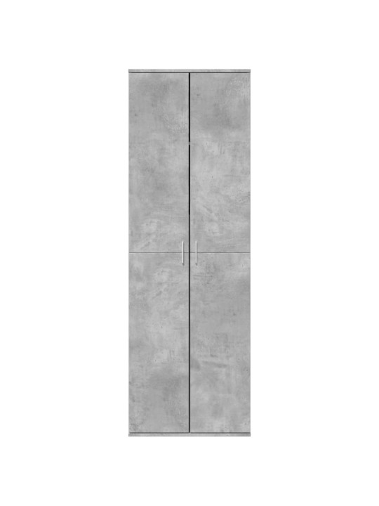 Skapis, betona pelēks, 60x35x180 cm, inženierijas koks