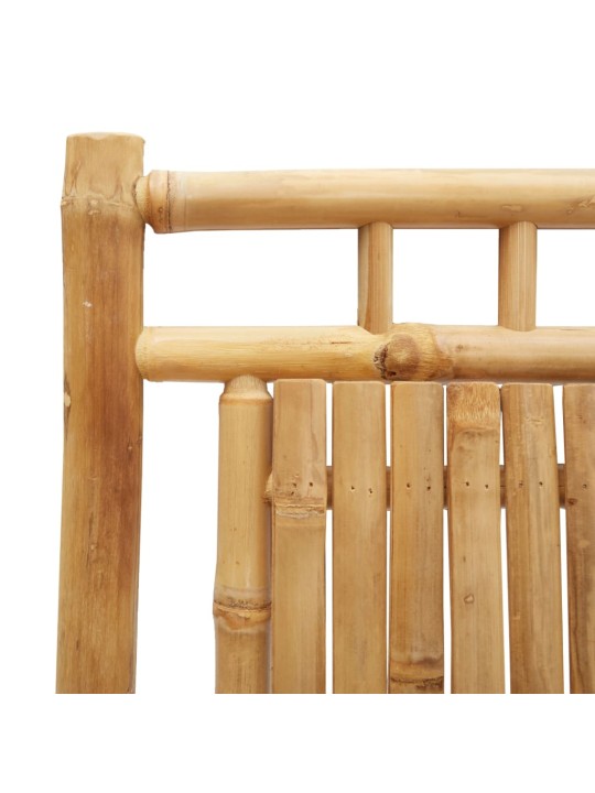 Saliekamie dārza krēsli, 4 gab., 46x66x99 cm, bambuss