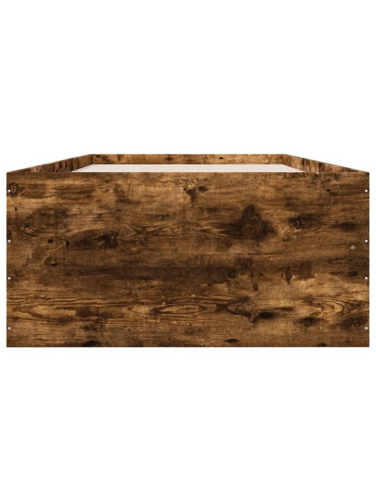 Gultas rāmis, ozolkoka krāsā, 100x200 cm, inženierijas koks