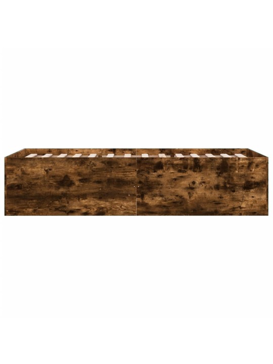 Gultas rāmis, ozolkoka krāsā, 100x200 cm, inženierijas koks
