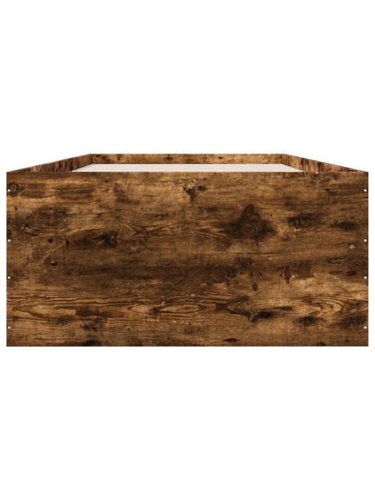 Gultas rāmis, ozolkoka krāsā, 90x200 cm, inženierijas koks