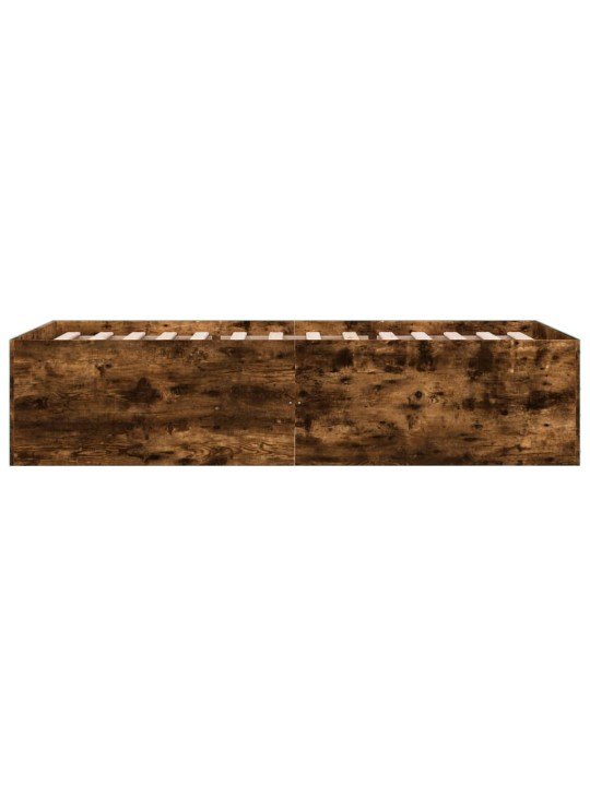 Gultas rāmis, ozolkoka krāsā, 90x200 cm, inženierijas koks