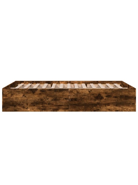 Gultas rāmis, ozolkoka krāsā, 120x200 cm, inženierijas koks