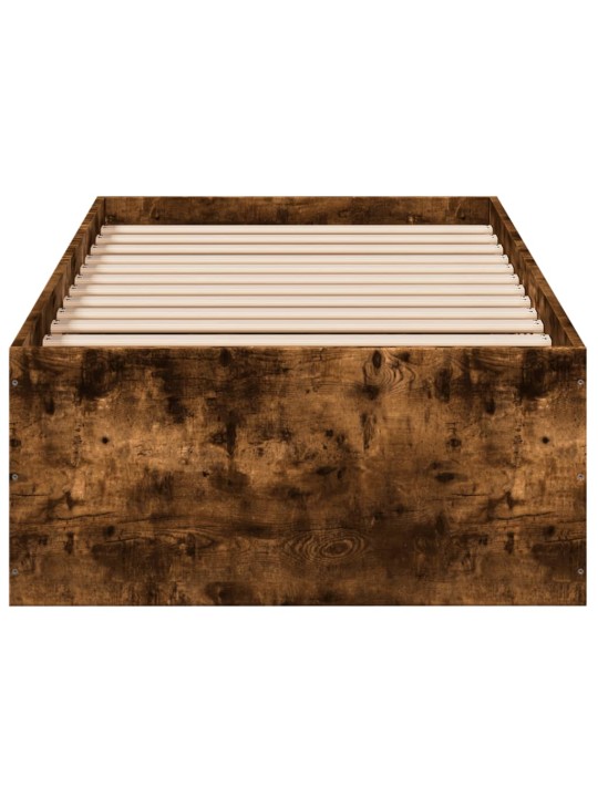 Gultas rāmis, ozolkoka krāsā, 100x200 cm, inženierijas koks