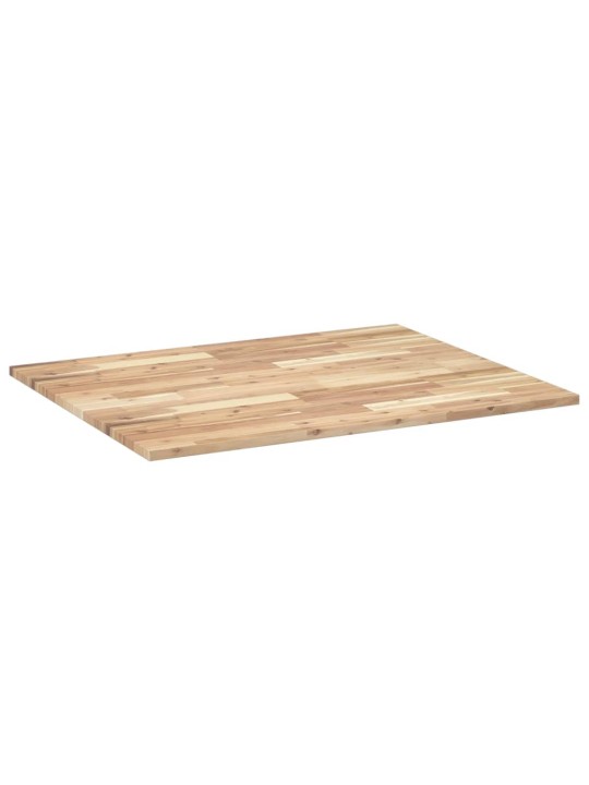 Galda virsma, 100x80x2 cm, neapstrādāts akācijas masīvkoks