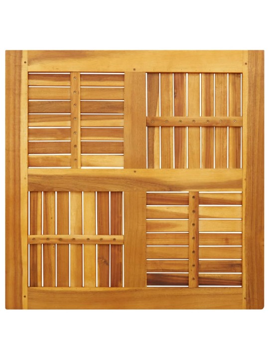 Galda virsma, 80x80x2,2 cm, taisnstūra, kvadrāta forma