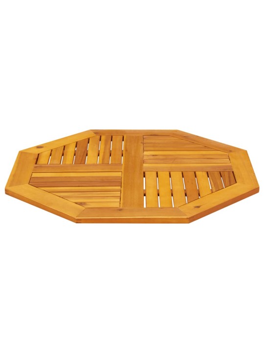 Galda virsma, 80x80x2,2cm, astoņstūra forma, akācijas masīvkoks