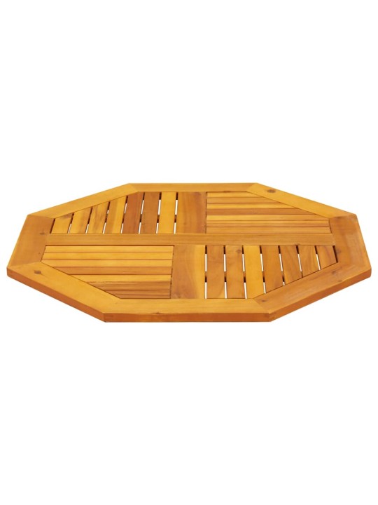 Galda virsma, 80x80x2,2cm, astoņstūra forma, akācijas masīvkoks