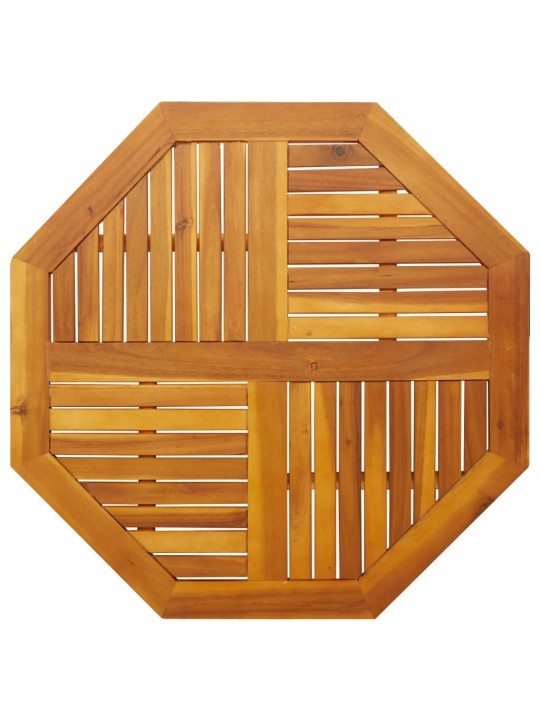 Galda virsma, 90x90x2,2cm, astoņstūra forma, akācijas masīvkoks