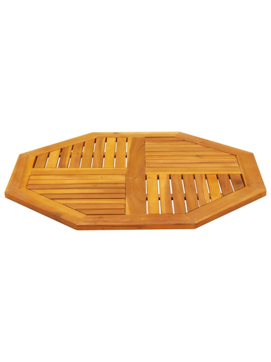 Galda virsma, 90x90x2,2cm, astoņstūra forma, akācijas masīvkoks
