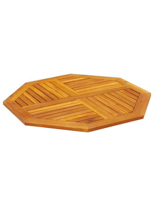Galda virsma, 90x90x2,2cm, astoņstūra forma, akācijas masīvkoks