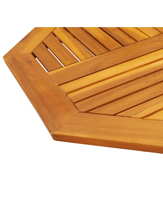 Galda virsma, 90x90x2,2cm, astoņstūra forma, akācijas masīvkoks