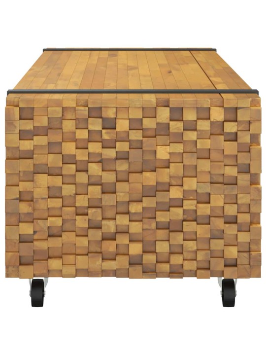 Kafijas galdiņš, 110x45x35 cm, masīvs tīkkoks