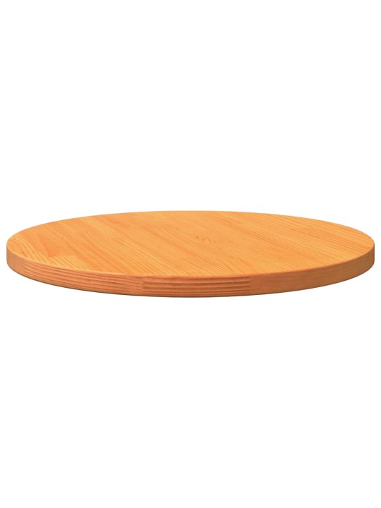Galda virsma, vaska brūna, apaļa, ø50x2,5 cm, priedes masīvkoks