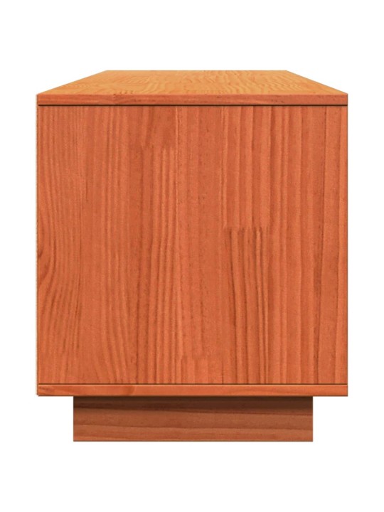 Tv skapītis, vaska brūnas, 140x35x40 cm, priedes masīvkoks